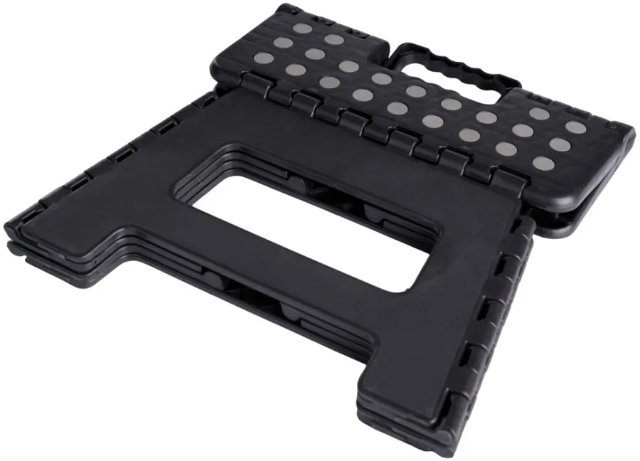 Campingutstyr|Trappestiger^ Sammenleggbar krakk 32 x 25 x 22 cm Svart