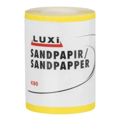 Sandpapir^Luxi Sandpapir rulle korn 80 - 93 mm x 5 meter