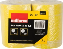 Sandpapir^Millarco Sandpapir 2 ruller i K60 og K80