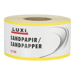 Sandpapir^Luxi Sandpapir rull korn 120 - 93 mm x 50 m