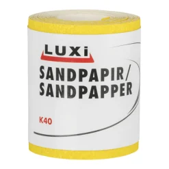Sandpapir^Luxi Sandpapir rull korn 40 - 93 mm x 5 meter