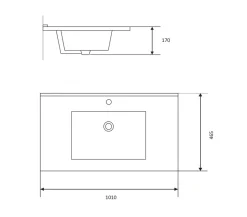 Baderomsinnredning|Servanter^REN Servant Deluxe 100 cm NR13 -