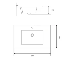 Baderomsinnredning|Servanter^REN Servant Deluxe 80 cm NR12 -