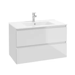 Baderomsinnredning^REN Servantskap Deluxe 80 cm - blank hvit