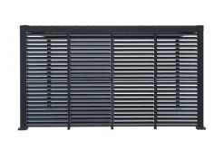 Paviljonger & Partytelt^Outfit Sidepanel med justerbare lameller til pergola 4 meter -