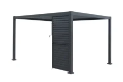 Paviljonger & Partytelt^Outfit Sidepanel med justerbare lameller til pergola 4 meter -