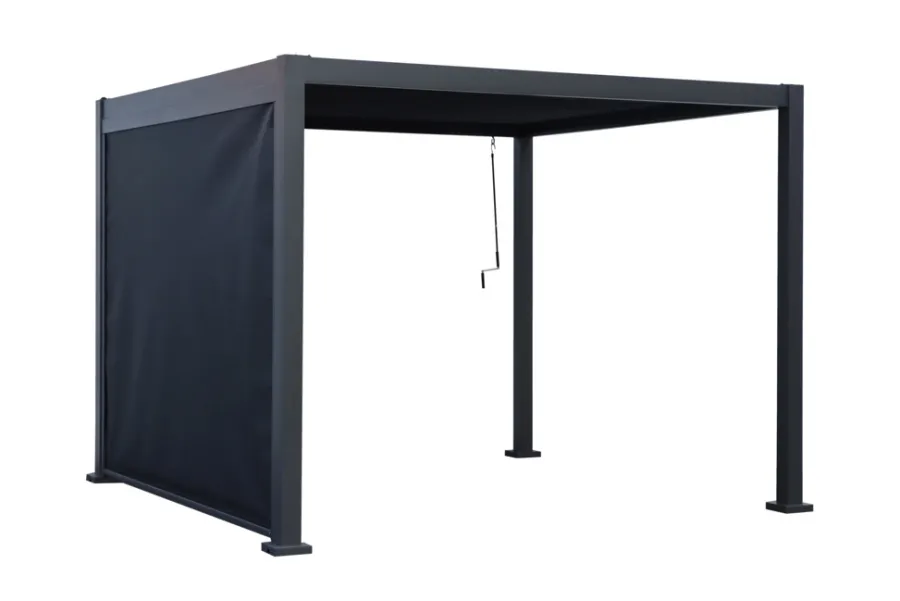 Paviljonger & Partytelt^ Sidepanel til pergola 3 x 3 meter