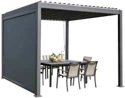 Paviljonger & Partytelt^ Sidepanel til pergola 3 x 3 meter