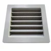 Ventilasjon^ Sjalusirist 15 x 15 cm grå