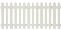 Gjerder^ Skagen stakittgjerde 180 x 80 cm hvit