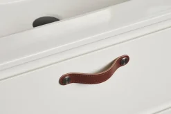 Grep & Hengsler^ Skinnhåndtak 12,8 cm 2-pk. Brun