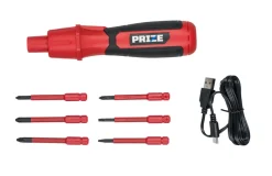 Bor- & Skrumaskiner^PRIZE Skrumaskinsett VDE akku 4 V –