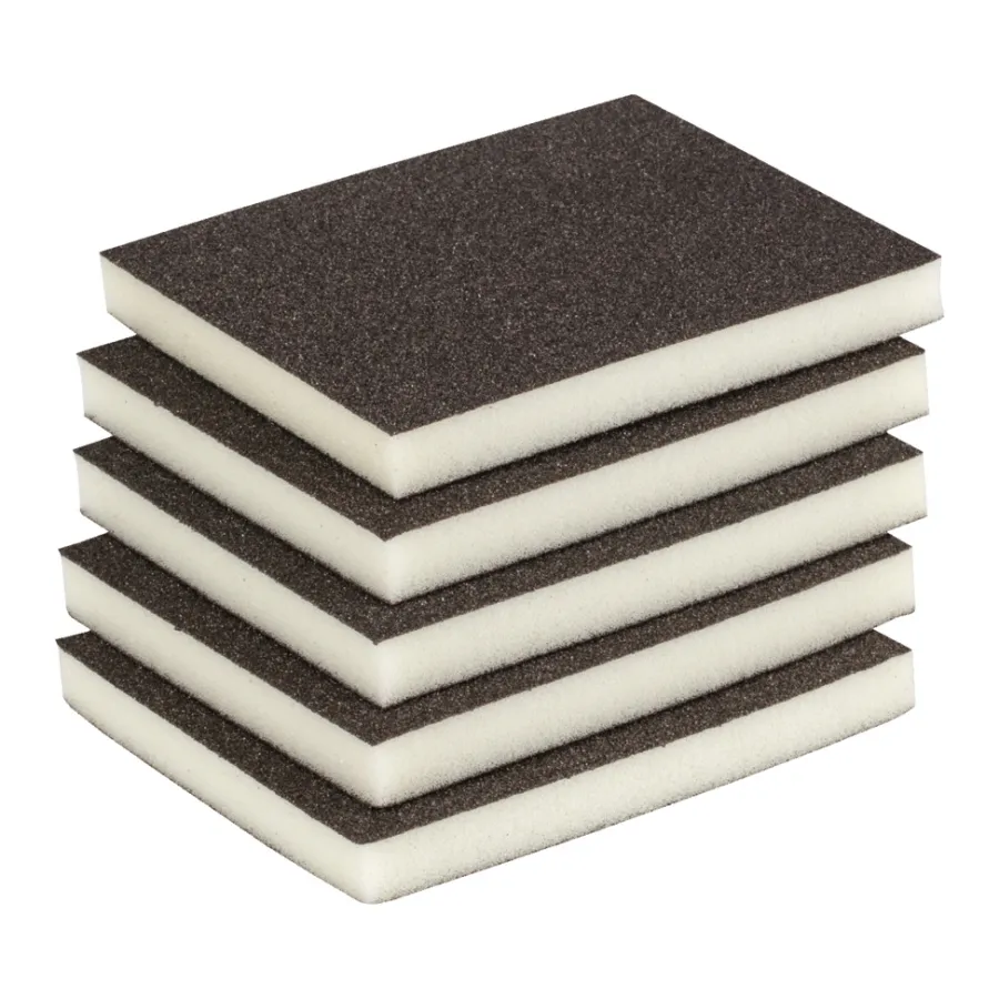 Sandpapir^Luxi Slipesvamp korn 60 - 10 x 12 cm - 5 stk.