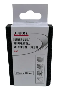 Sandpapir^Luxi Slipesvamp korn 60, 70x100 mm -