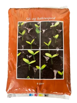 Jord^ Så- og kaktusjord 9 liter