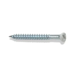 Skruer^Heco Sokkelskrue 3,9 x 41 mm - hvit