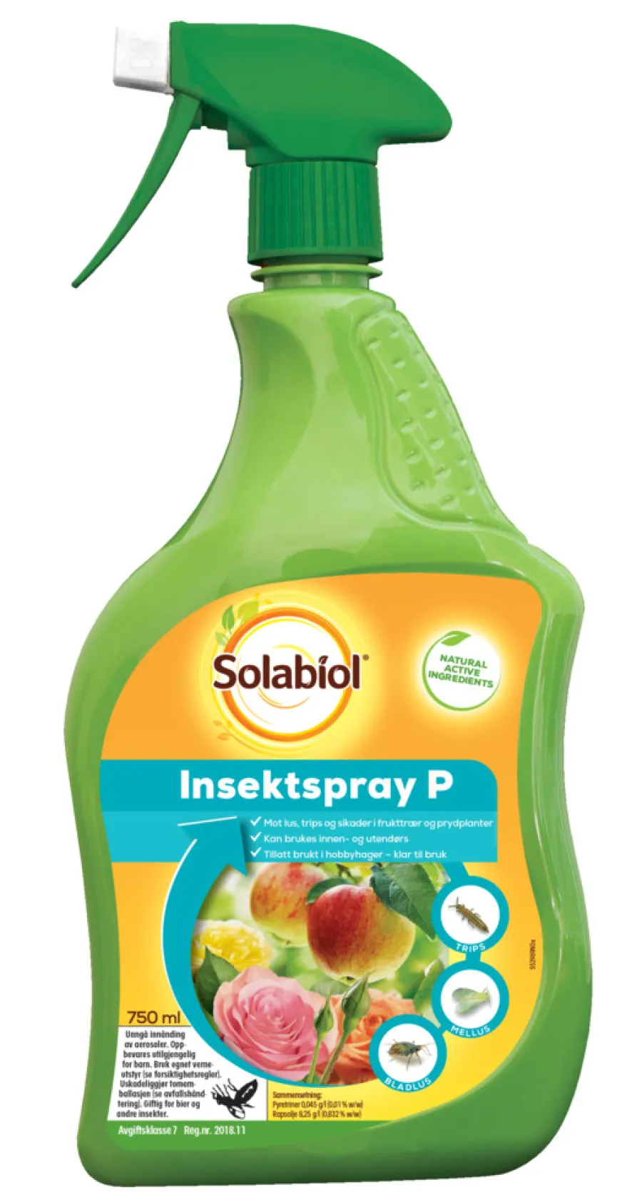 Insektmidler^Solabiol Insektspray 750 ml