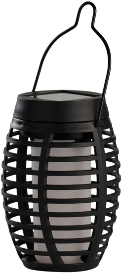 Lys & Hagedekorasjoner|Solcellelamper^Garden Solar 3-i-1 flammefakler LED 50 cm 3-pk. - ® Svart