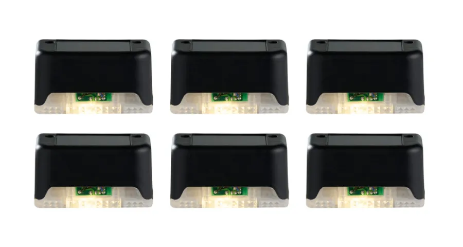 Lys & Hagedekorasjoner|Solcellelamper^Garden Solar trappelampe 8 x 4,2 x 4,5 cm – 6-pk. - ®