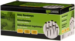 Lys & Hagedekorasjoner|Solcellelamper^Garden Solcellelamper til hagen H35,5 cm 8-pk. - ® Svart