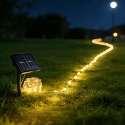 Dekorativ Belysning - Utendørs|Solcellelamper^Garden Solcellelyslenke 10 meter – ®