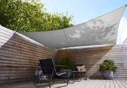 Sesongavslutning|Parasoller Og Markiser^Sunlife Solseil Alba firkantet 3,6 x 3,6 meter - ® Grå