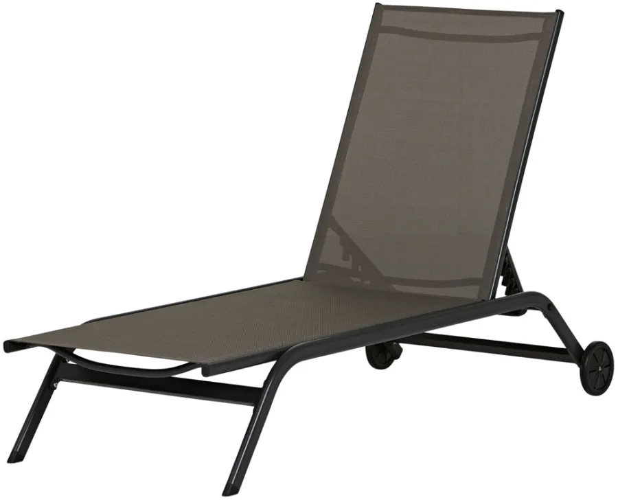 Sesongavslutning|Solsenger^Sunlife Solseng Lima 190,8 x 67 x 30 cm - ® Svart/grå