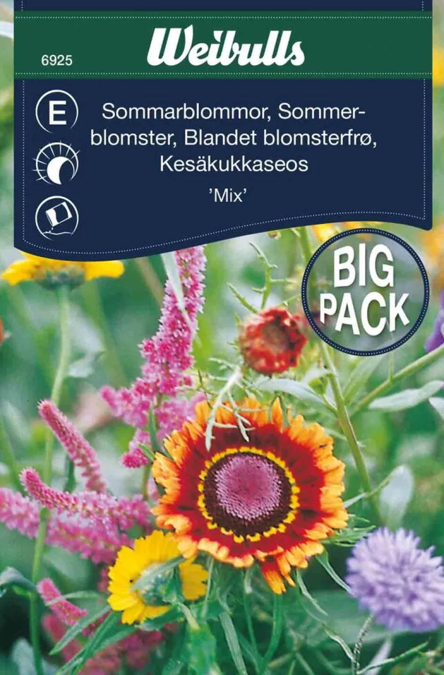 Frø^Weibulls Sommerblomster mix big pack