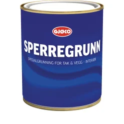 Grunning^Gjøco Sperregrunn hvit base 0,68 liter - Hvit base. kan blandes i lyse farger