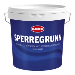 Grunning^Gjøco Sperregrunn hvit base 2,7 liter - Hvit base. kan blandes i lyse farger