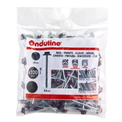 Takplater|Spiker^Onduline Spiker til bitumen takplater, 100 stk.