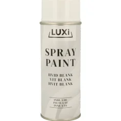 Spraymaling^Luxi Spraymaling hvit blank 400 ml -