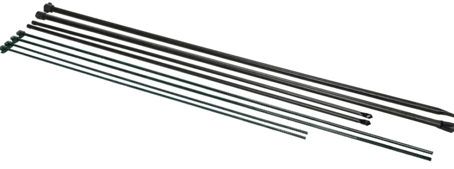 Stolper & Påler^ Stagstolpe Ø 8 mm x 110 cm Grønn