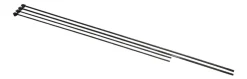 Stolper & Påler^ Stagstolpe svart Ø8 mm x 110 cm
