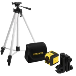 Måleverktøy^Stanley Cubix grønn krysslinjelaser 16 meter