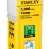 Stiftepistoler^Stanley stifter type G 12 mm 1000 stk.
