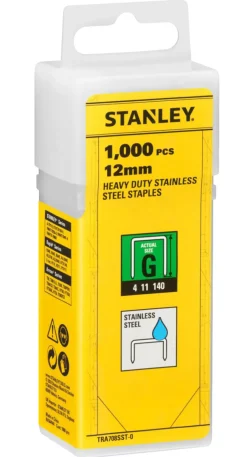 Stiftepistoler^Stanley stifter type G 12 mm 1000 stk.