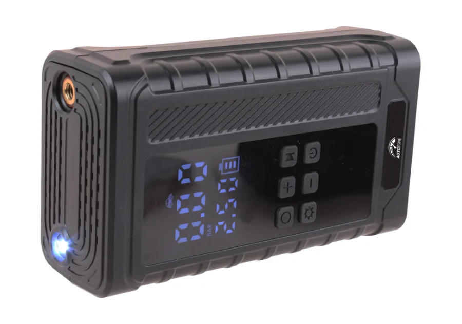 Biltilbehør^Autozone Starthjelp 14,8 V m/kompressor -