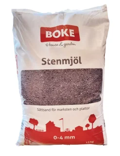 Sand & Grus^Boke Steinmel grå 15 kg