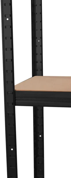 Arbeidsbord & Reoler^ Stålreol 4 hyller - 125 kg pr. hylle