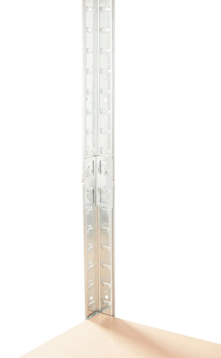 Arbeidsbord & Reoler^ Stålreol m/4 hyller - 90 x 190 x 40 cm