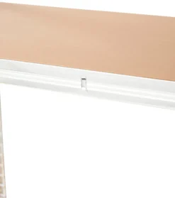 Arbeidsbord & Reoler^ Stålreol m/4 hyller - 90 x 190 x 40 cm