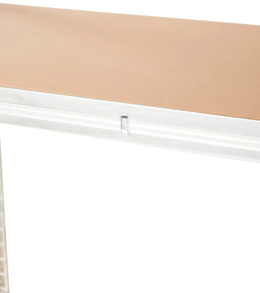 Arbeidsbord & Reoler^ Stålreol m/4 hyller - 90 x 190 x 40 cm