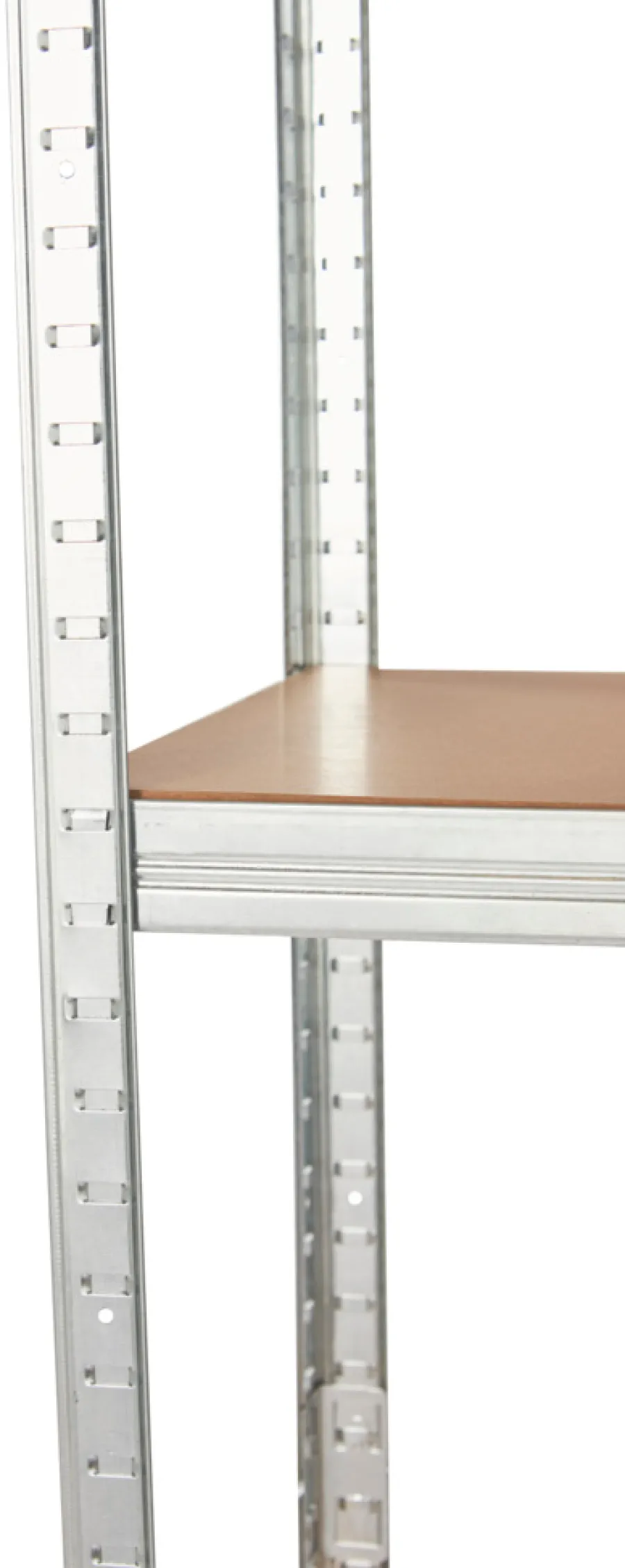 Arbeidsbord & Reoler^ Stålreol m/4 hyller - 90 x 190 x 40 cm
