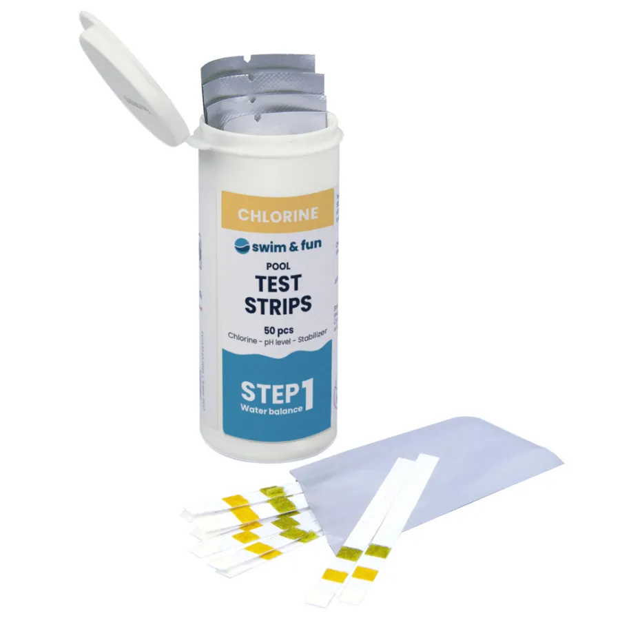 Bassengtilbehør & Pleie^Swim & Fun Pool Test Strips 50 stk.