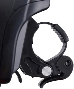 Sykkellykter^Bikezone Sykkellyktsett med 5 LED - Svart med gummibelegg