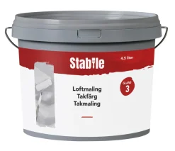 Takmaling^Stabile Takmaling glans 3 4,5 liter - Hvit