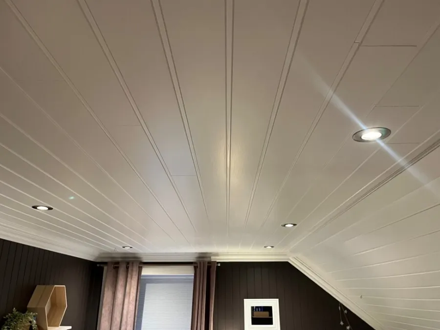 Takpanel^Snapwall Takpanel 10 x 154 x 2400 mm skygge bomull