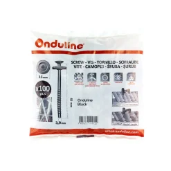 Skruer^Onduline Takskrue til bitumen takplater 0,39 x 60 mm 100 stk.