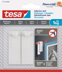 Limspiker^Tesa ® limspiker til tapet og gips 1 kg - 2 stk.